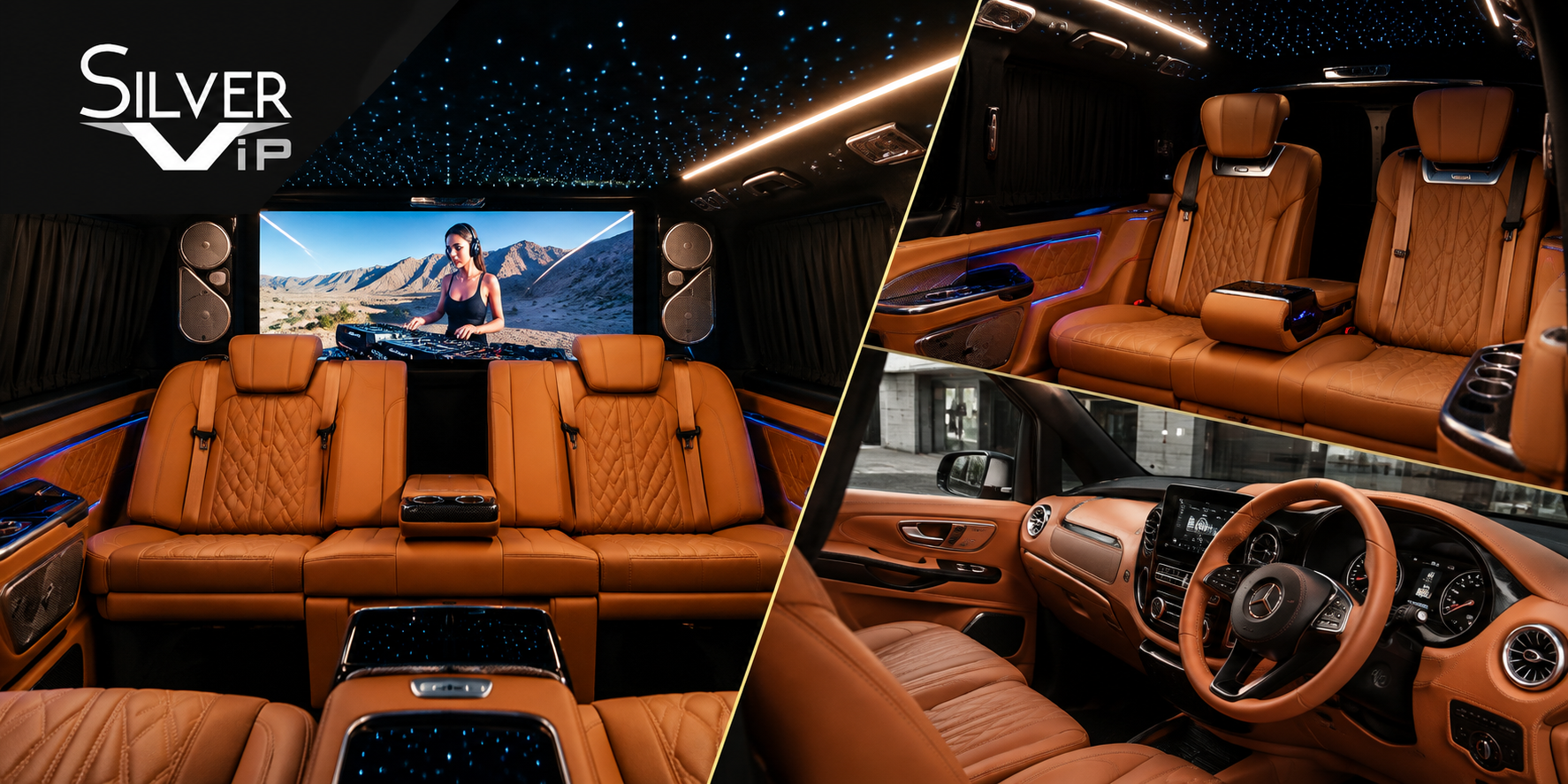 Cyprobus Mercedes Vito VIP-Umbau auf Zypern | Individueller Luxus-Innenausbau